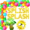 Pool Party Balloons Tropical Hawaiian Luau Splish Splash Balloon Garland Pool Party Balloons Beach Party Decorations